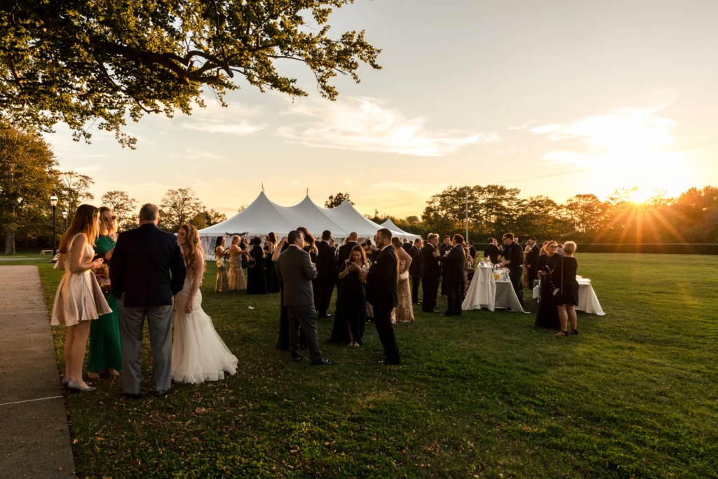 Acacia & Frederick: Eisenhower House wedding in Newport, Rhode Island