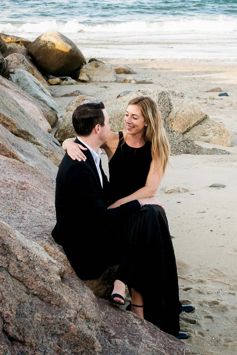 Allie & Kevin: a seaside session at Cape Cod, Massachusetts