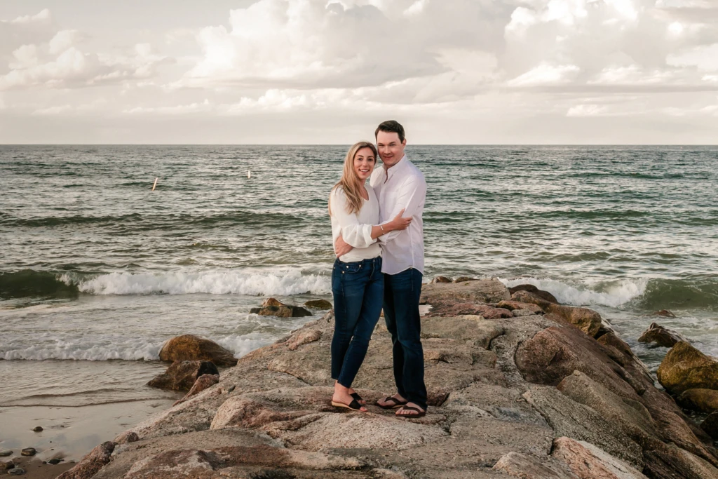 Allie & Kevin: a seaside session at Cape Cod, Massachusetts