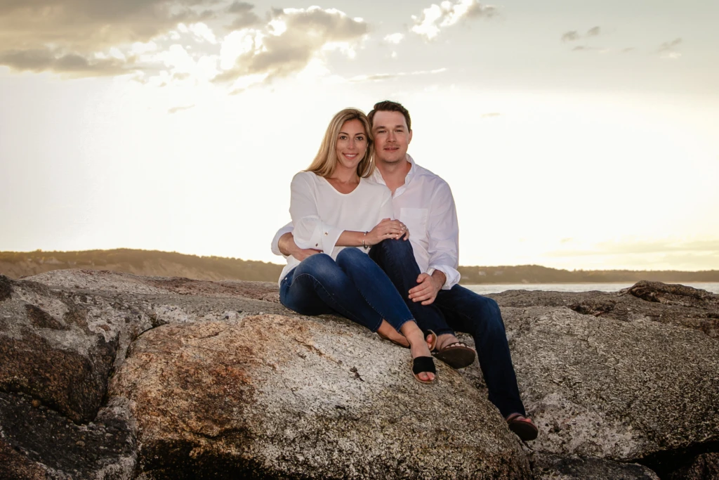 Allie & Kevin: a seaside session at Cape Cod, Massachusetts
