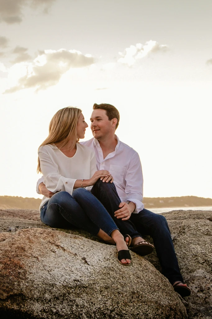 Allie & Kevin: a seaside session at Cape Cod, Massachusetts