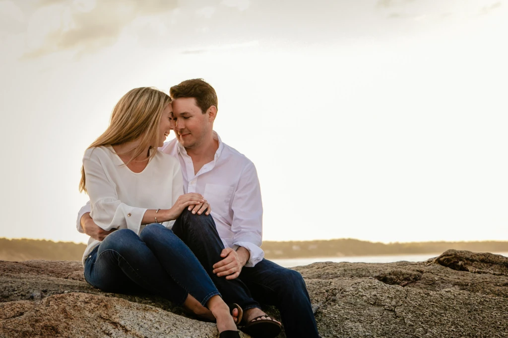 Allie & Kevin: a seaside session at Cape Cod, Massachusetts