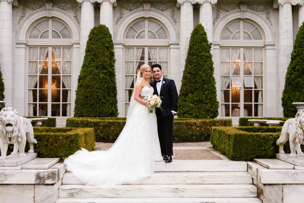 Christiane & Vic: Rosecliff Mansion wedding in Newport, Rhode Island