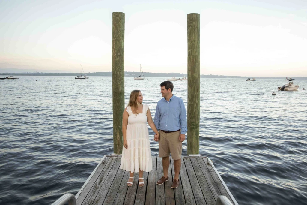 Christina & Curt: a summer coastal session in Bonnet Shore, Rhode Island