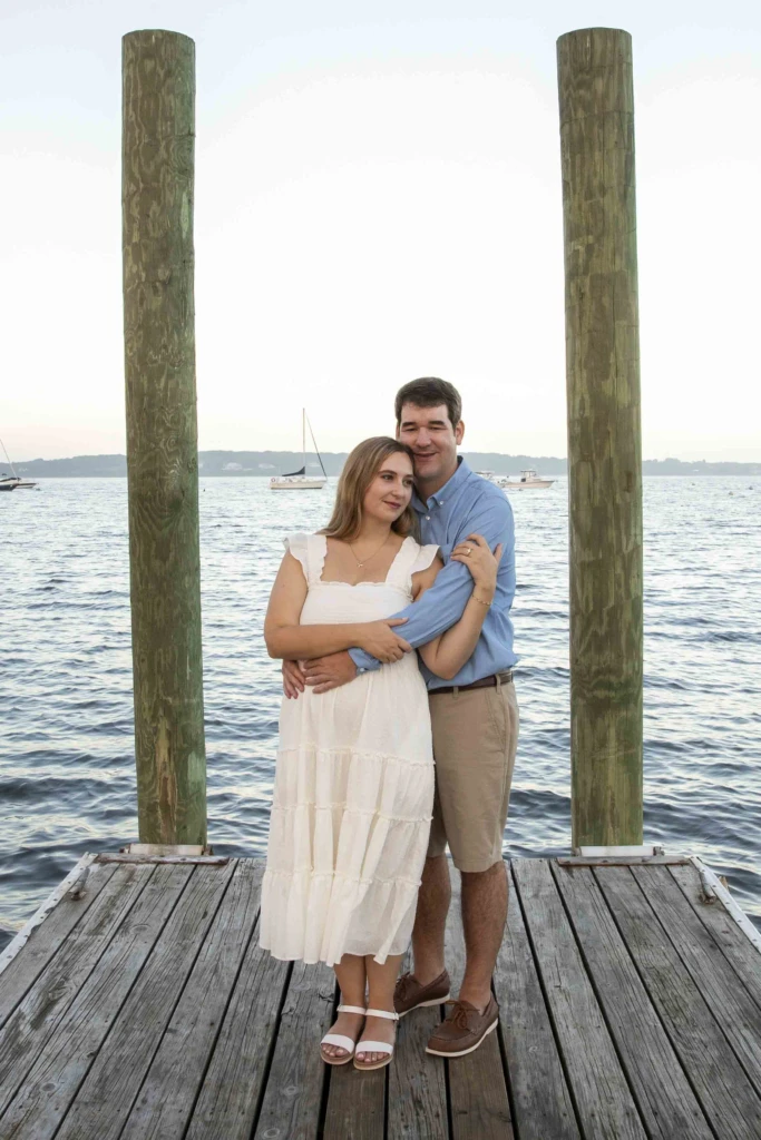 Christina & Curt: a summer coastal session in Bonnet Shore, Rhode Island