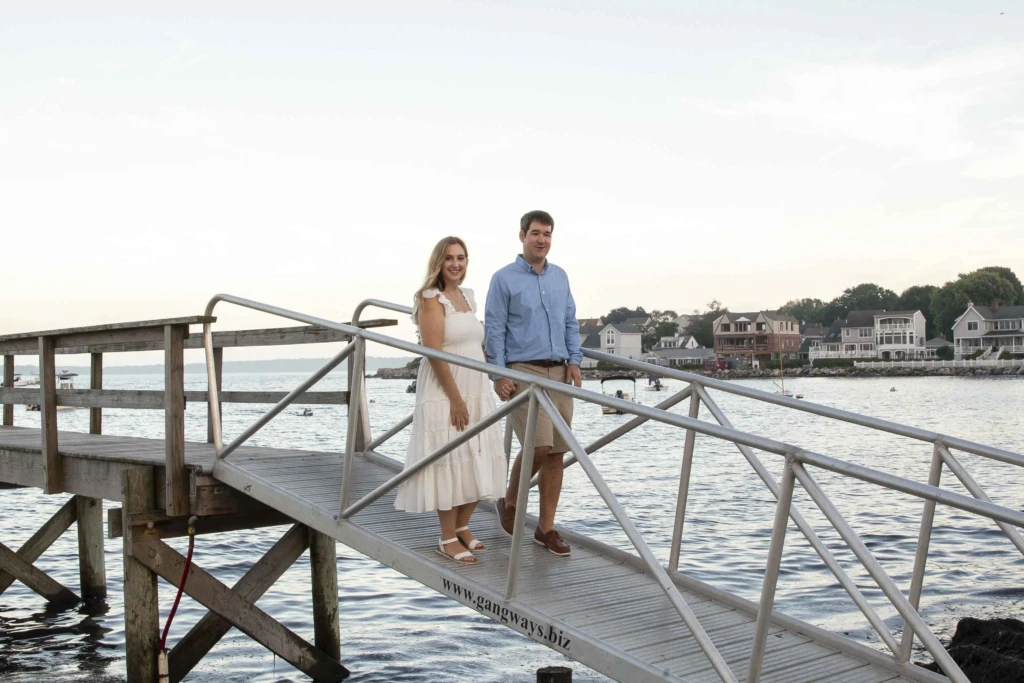 Christina & Curt: a summer coastal session in Bonnet Shore, Rhode Island