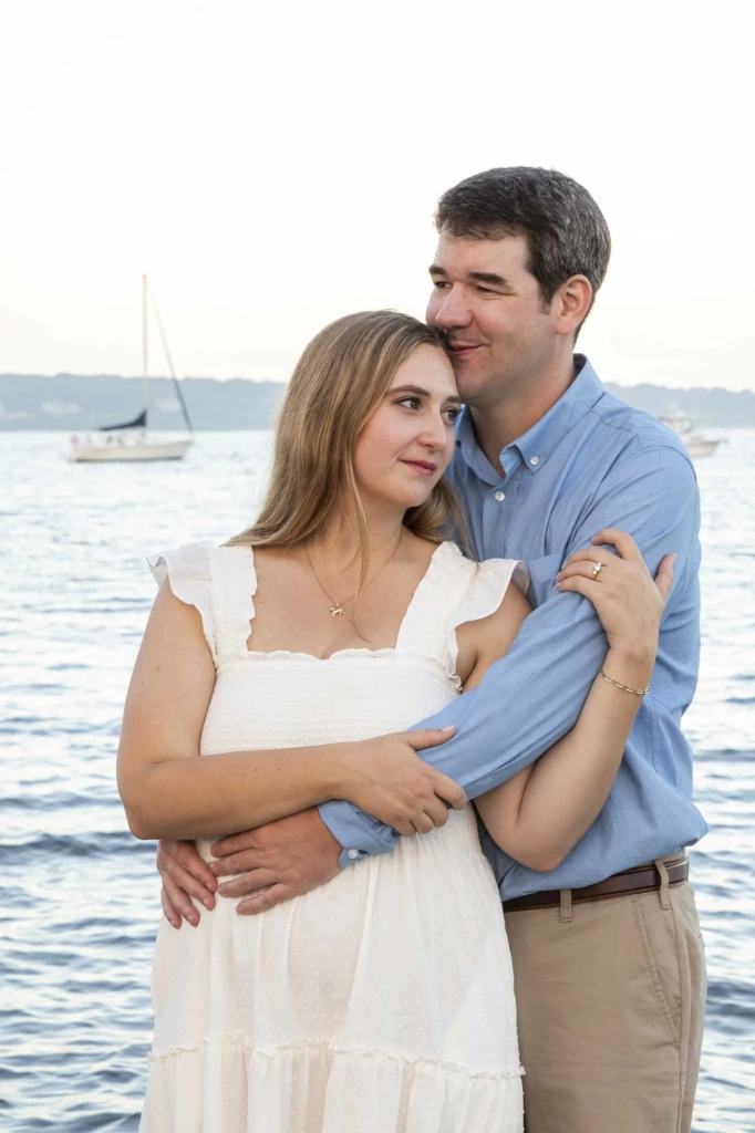 Christina & Curt: a summer coastal session in Bonnet Shore, Rhode Island