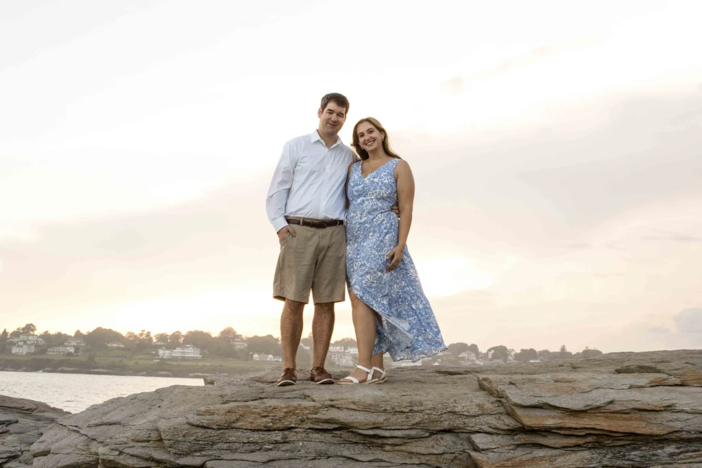 Christina & Curt: a summer coastal session in Bonnet Shore, Rhode Island