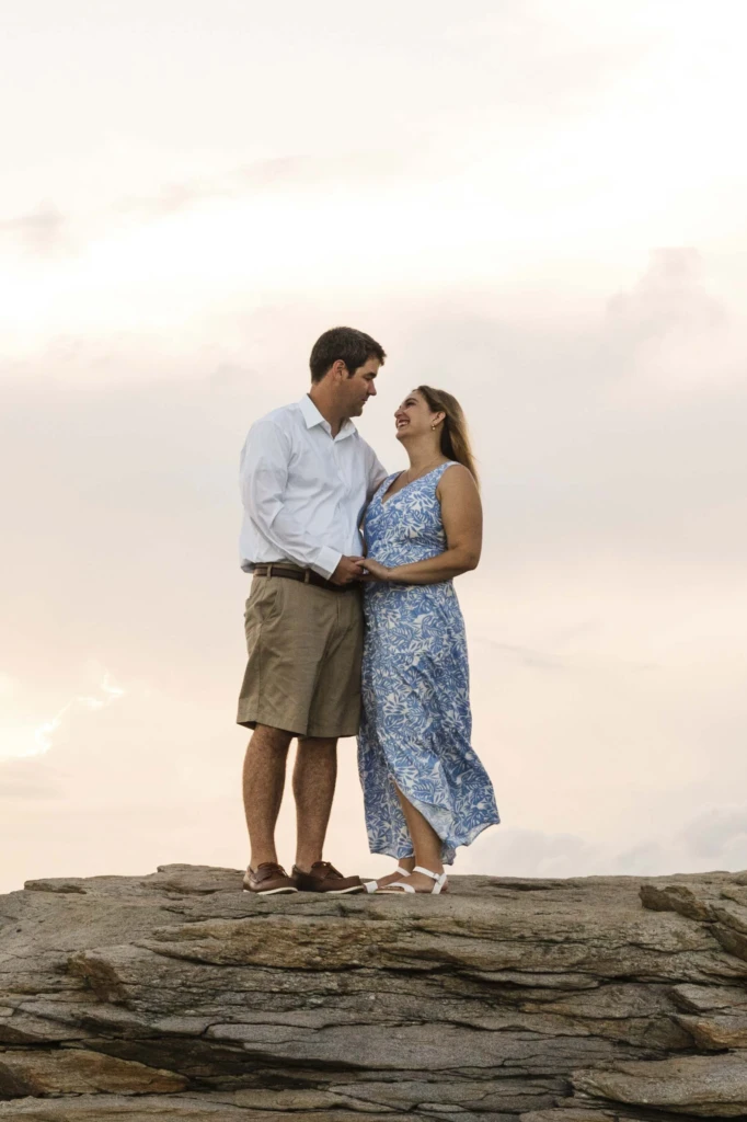 Christina & Curt: a summer coastal session in Bonnet Shore, Rhode Island