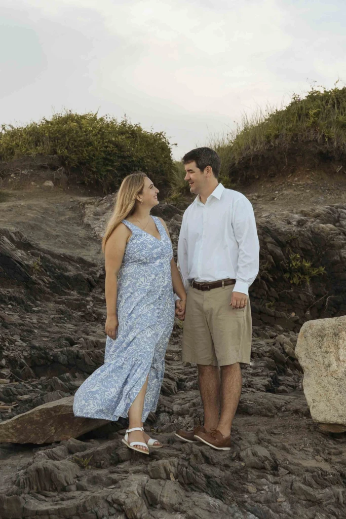 Christina & Curt: a summer coastal session in Bonnet Shore, Rhode Island