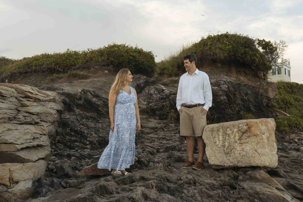 Christina & Curt: a summer coastal session in Bonnet Shore, Rhode Island