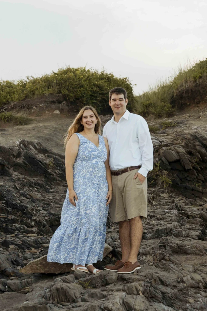 Christina & Curt: a summer coastal session in Bonnet Shore, Rhode Island