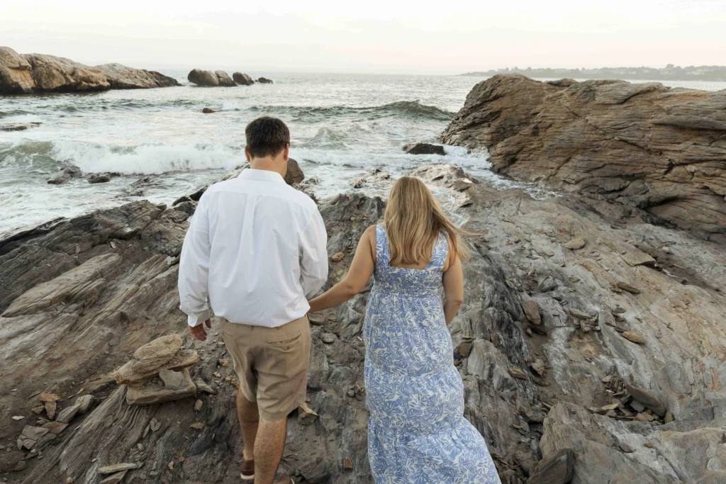 Christina & Curt: a summer coastal session in Bonnet Shore, Rhode Island