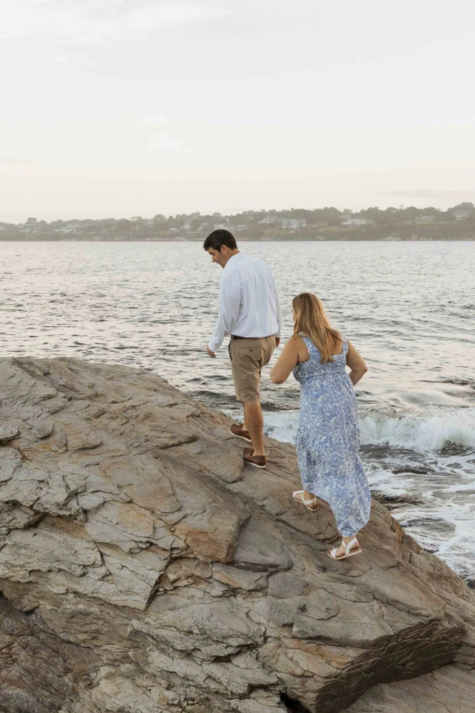 Christina & Curt: a summer coastal session in Bonnet Shore, Rhode Island