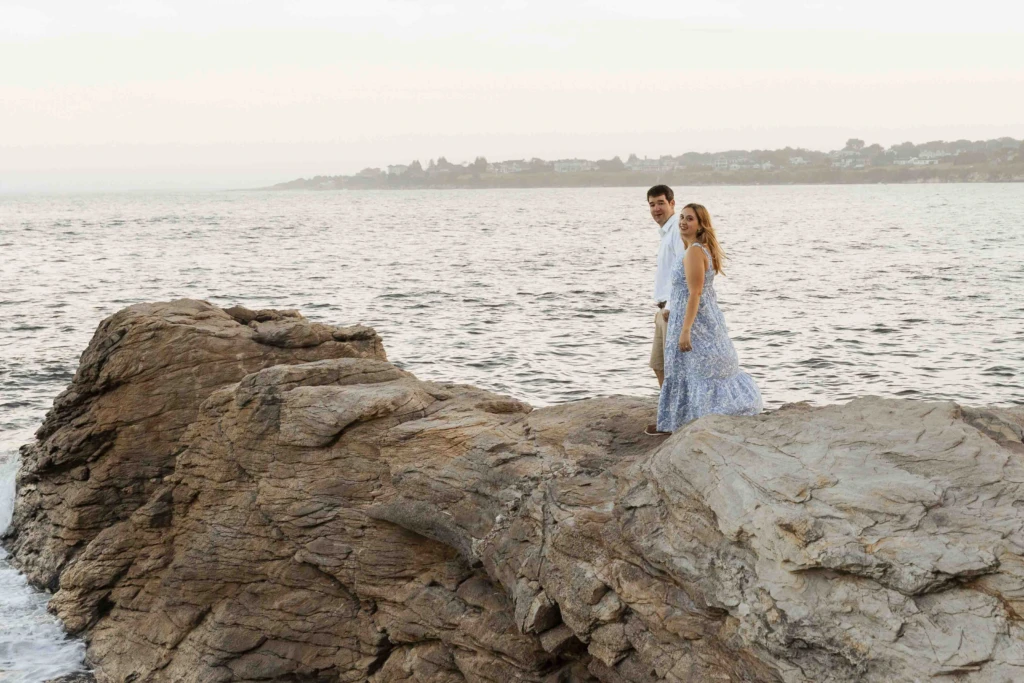 Christina & Curt: a summer coastal session in Bonnet Shore, Rhode Island