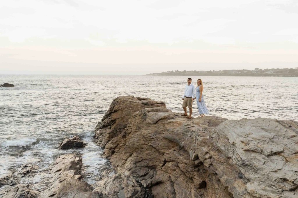 Christina & Curt: a summer coastal session in Bonnet Shore, Rhode Island
