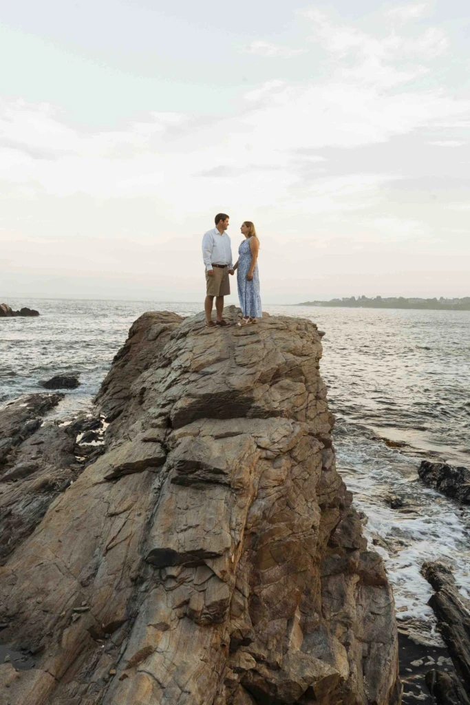 Christina & Curt: a summer coastal session in Bonnet Shore, Rhode Island