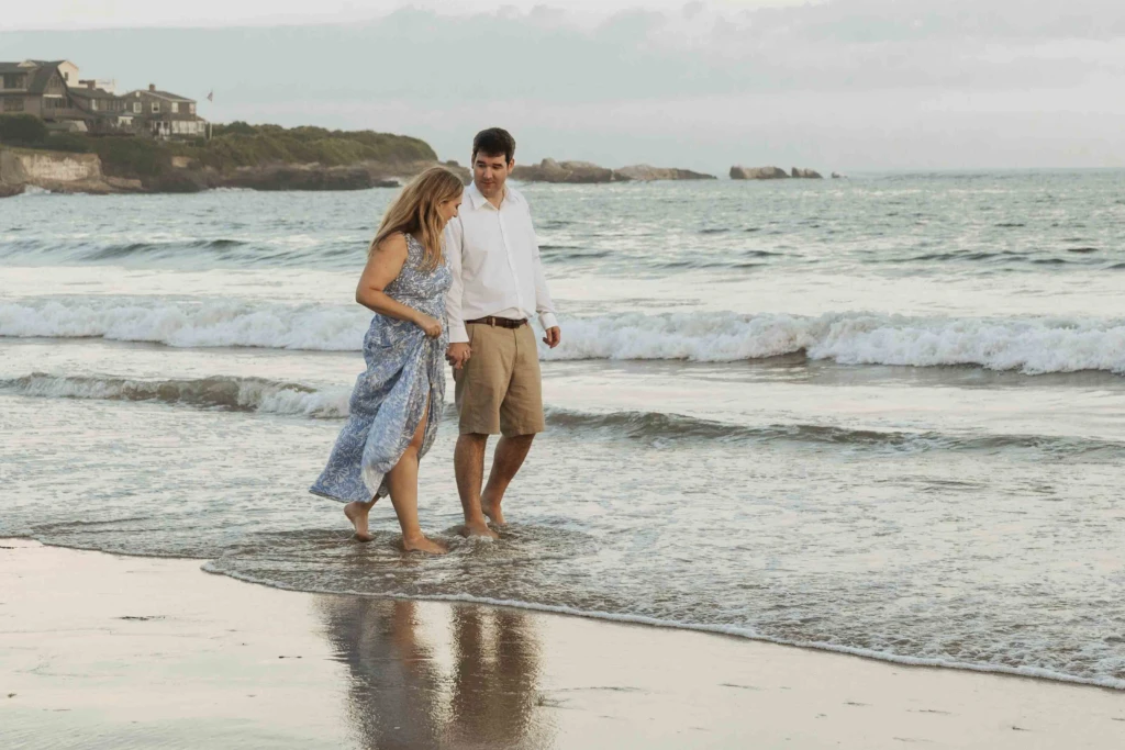 Christina & Curt: a summer coastal session in Bonnet Shore, Rhode Island
