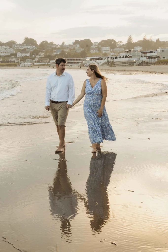 Christina & Curt: a summer coastal session in Bonnet Shore, Rhode Island