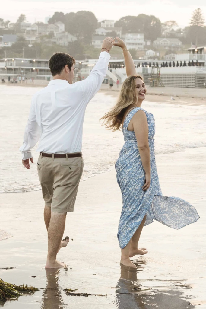 Christina & Curt: a summer coastal session in Bonnet Shore, Rhode Island