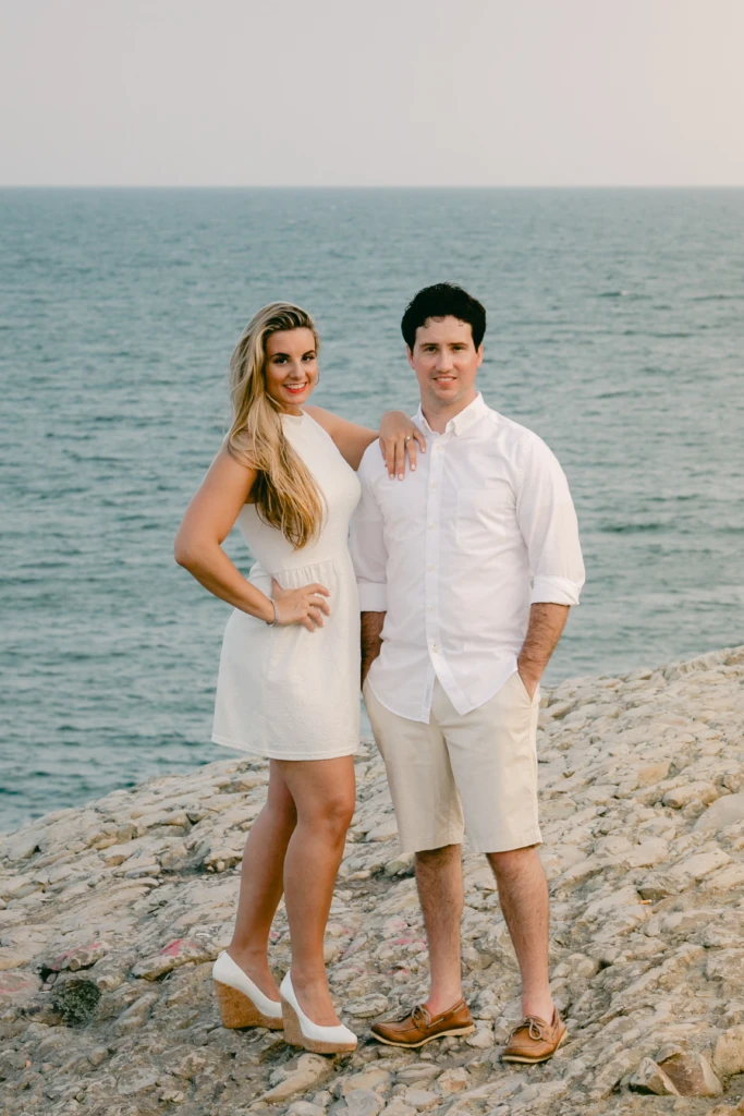 Jacqlyne & Kevin: a coastal engagement in Newport, Rhode Island