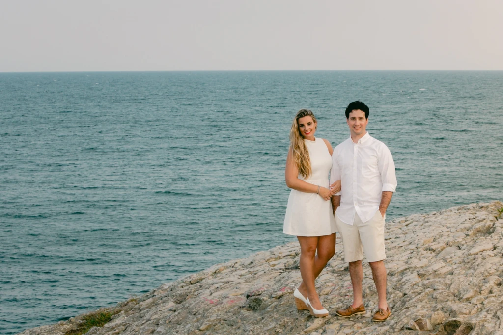 Jacqlyne & Kevin: a coastal engagement in Newport, Rhode Island