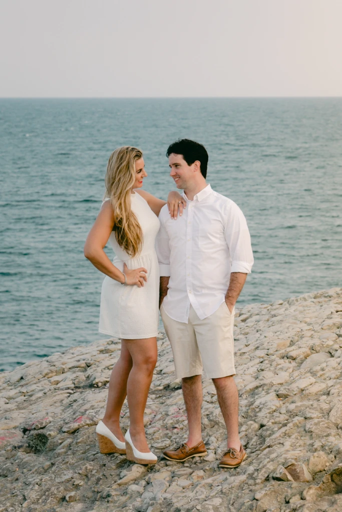 Jacqlyne & Kevin: a coastal engagement in Newport, Rhode Island
