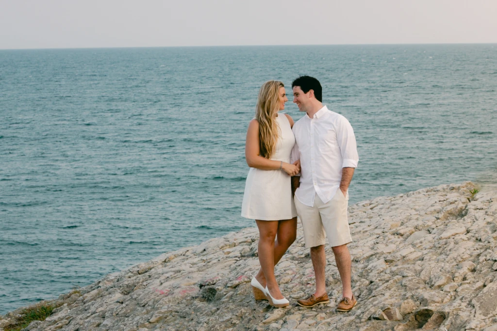 Jacqlyne & Kevin: a coastal engagement in Newport, Rhode Island