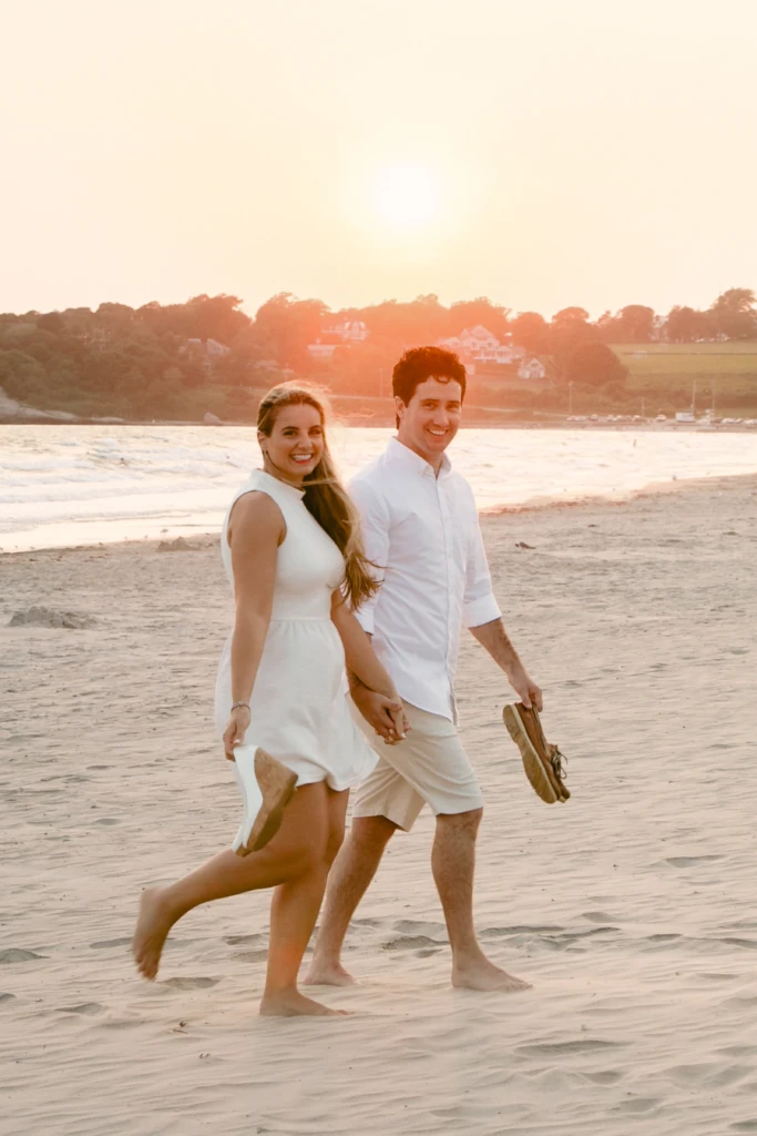Jacqlyne & Kevin: a coastal engagement in Newport, Rhode Island