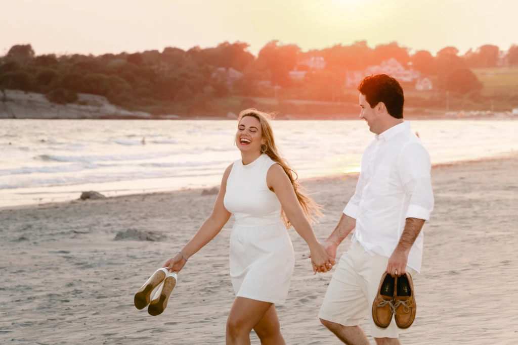 Jacqlyne & Kevin: a coastal engagement in Newport, Rhode Island