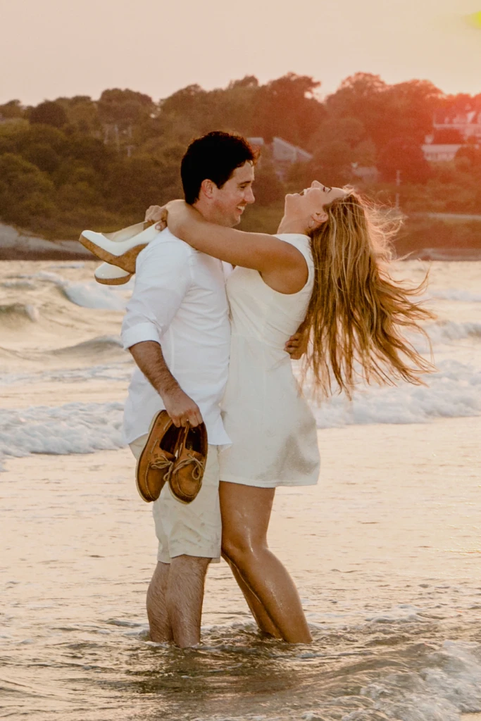 Jacqlyne & Kevin: a coastal engagement in Newport, Rhode Island