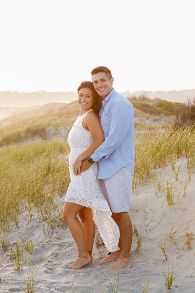Melissa & Ryan: a warm outdoor session in Newport, Rhode Island