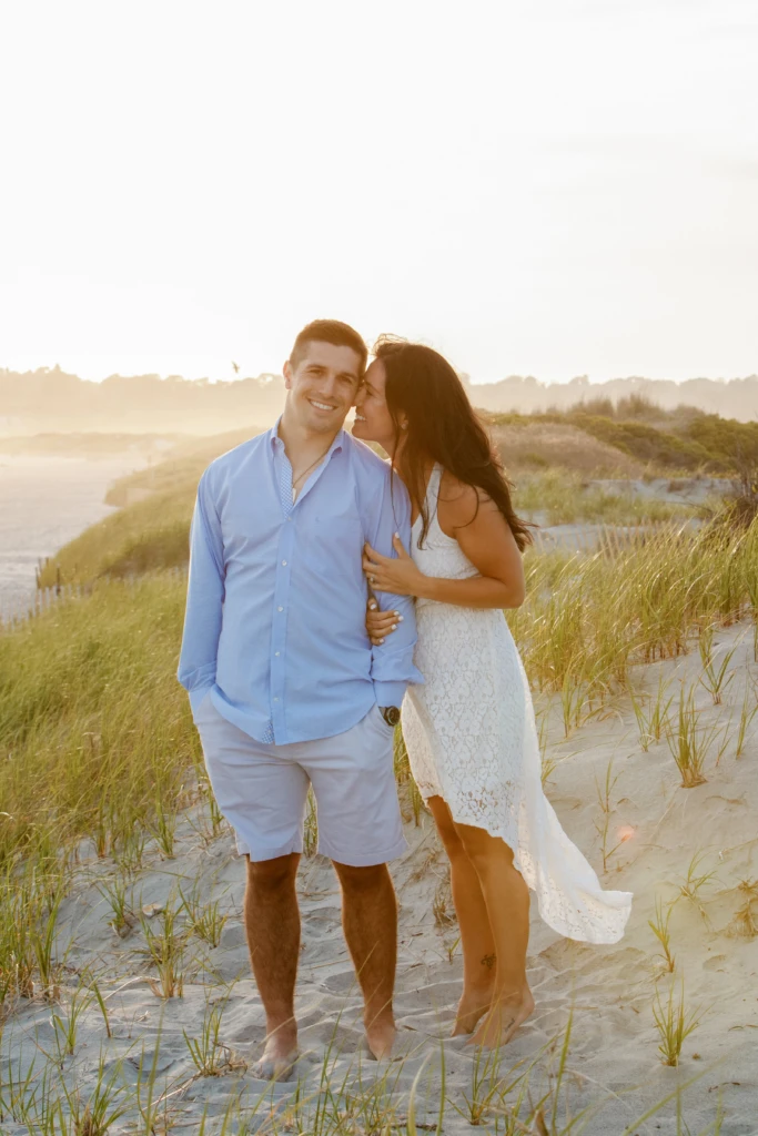 Melissa & Ryan: a warm outdoor session in Newport, Rhode Island