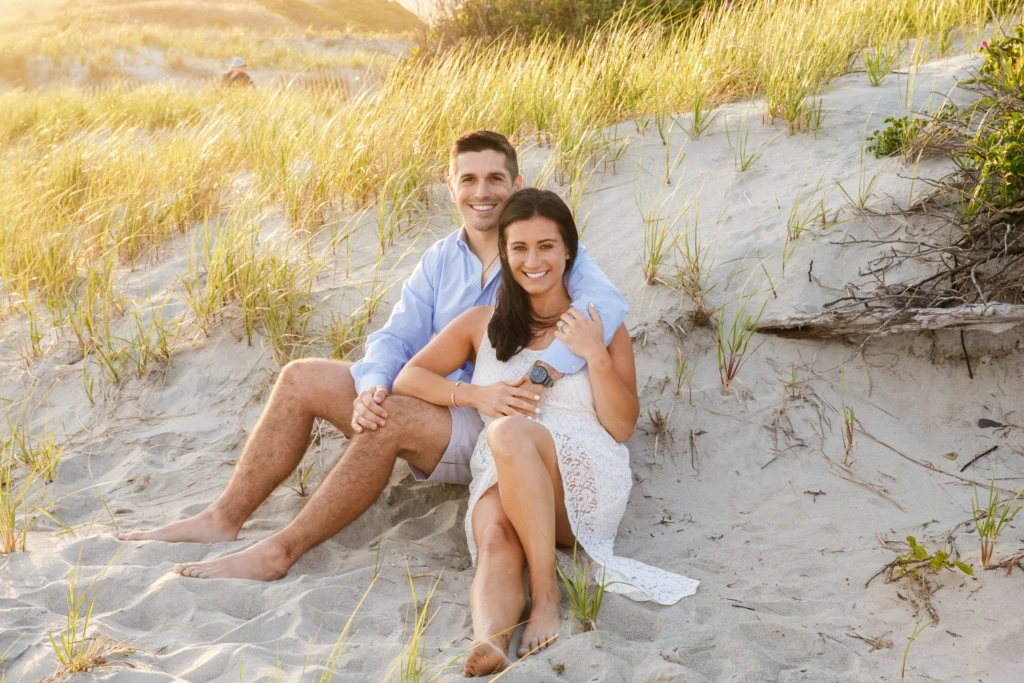 Melissa & Ryan: a warm outdoor session in Newport, Rhode Island