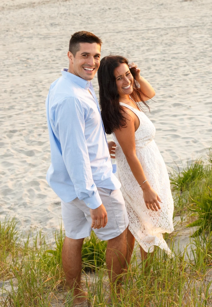 Melissa & Ryan: a warm outdoor session in Newport, Rhode Island
