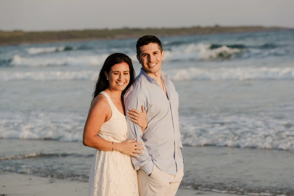 Melissa & Ryan: a warm outdoor session in Newport, Rhode Island