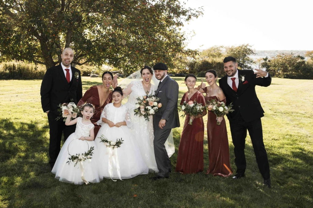 Nicole & Michael: a tented wedding in Jamestown, Rhode Island