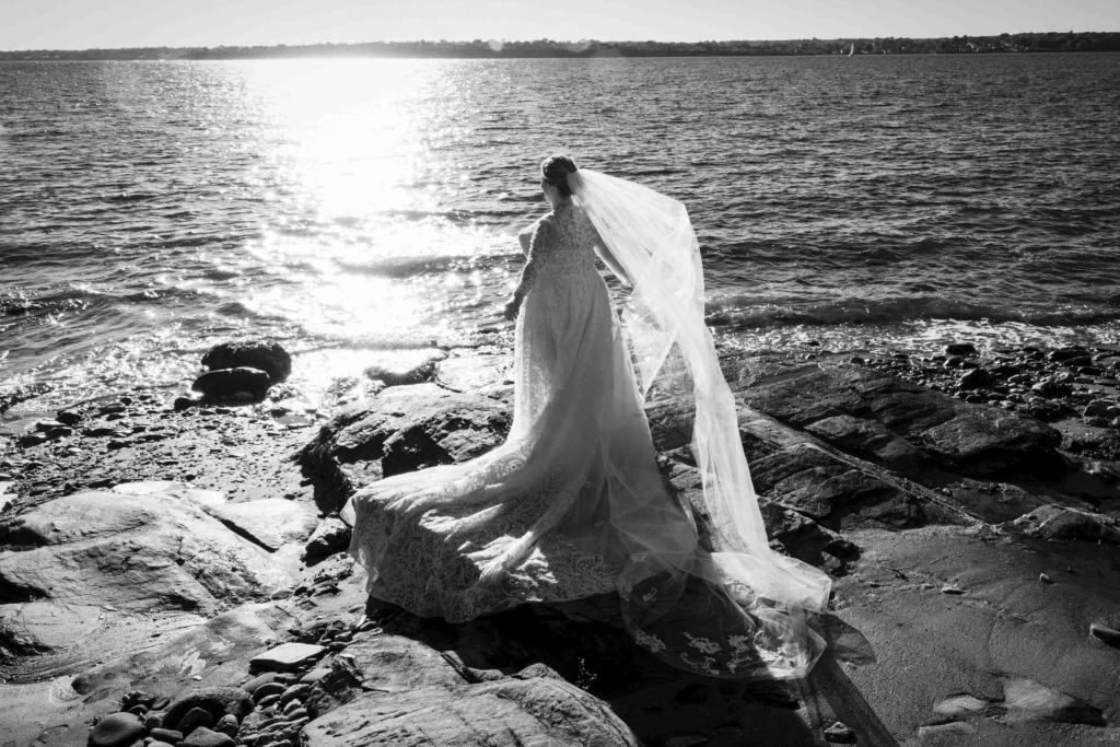 Nicole & Michael: a tented wedding in Jamestown, Rhode Island