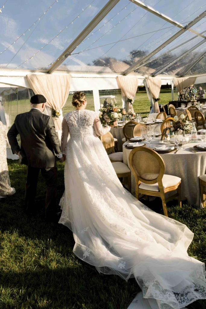 Nicole & Michael: a tented wedding in Jamestown, Rhode Island