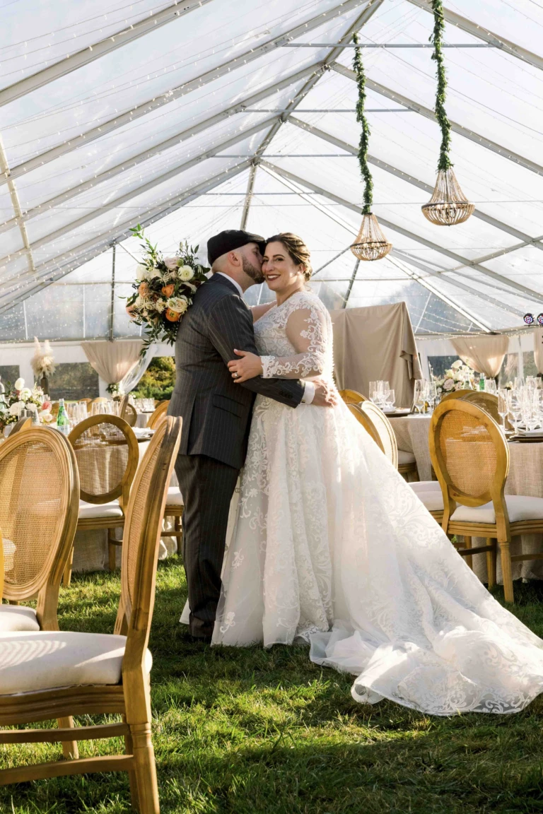 Nicole & Michael: a tented wedding in Jamestown, Rhode Island