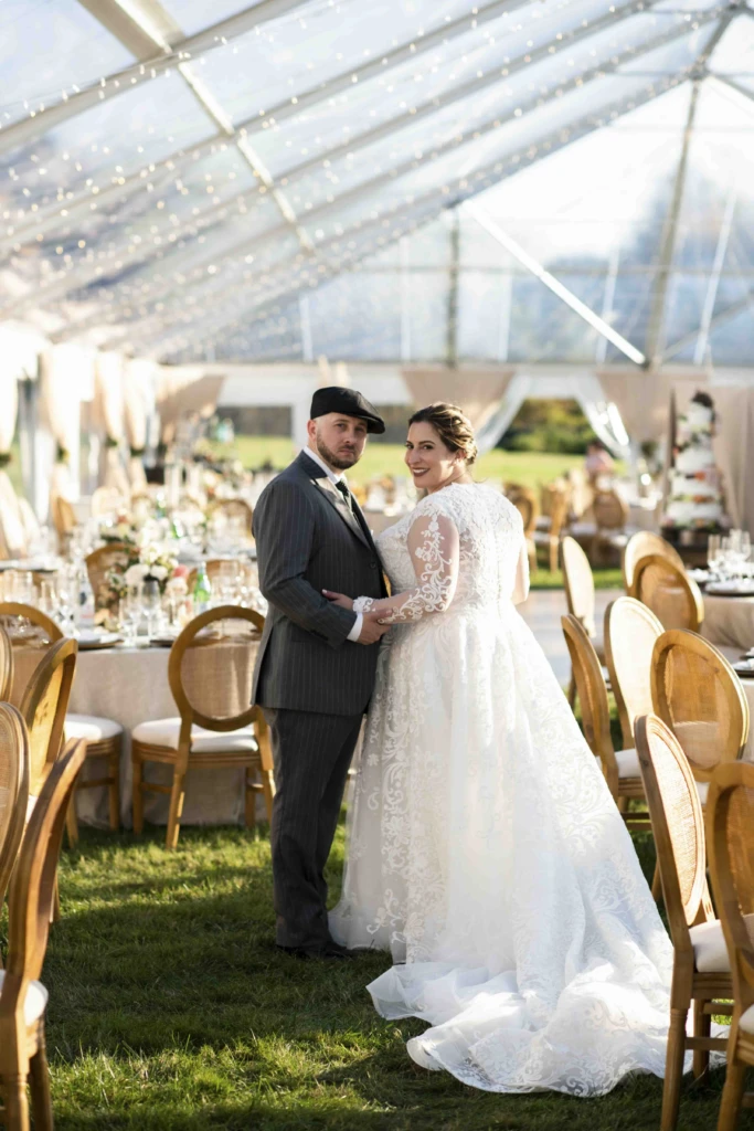Nicole & Michael: a tented wedding in Jamestown, Rhode Island