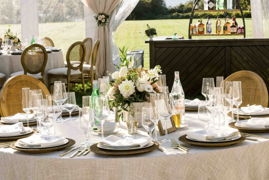 Nicole & Michael: a tented wedding in Jamestown, Rhode Island