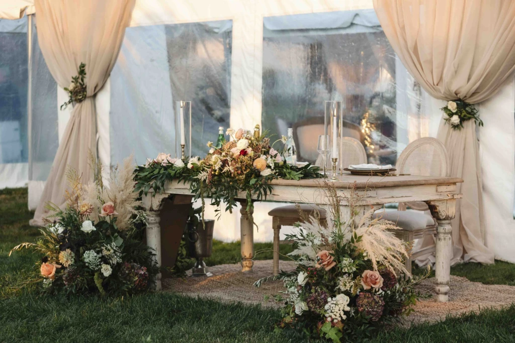 Nicole & Michael: a tented wedding in Jamestown, Rhode Island