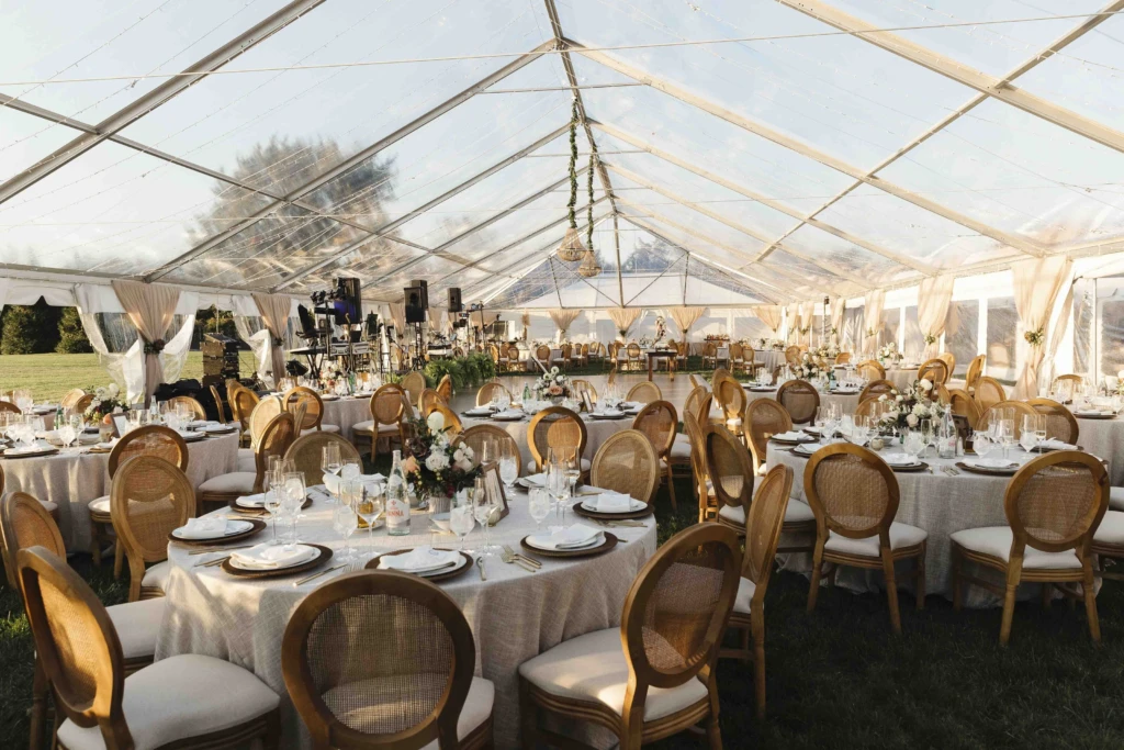 Nicole & Michael: a tented wedding in Jamestown, Rhode Island