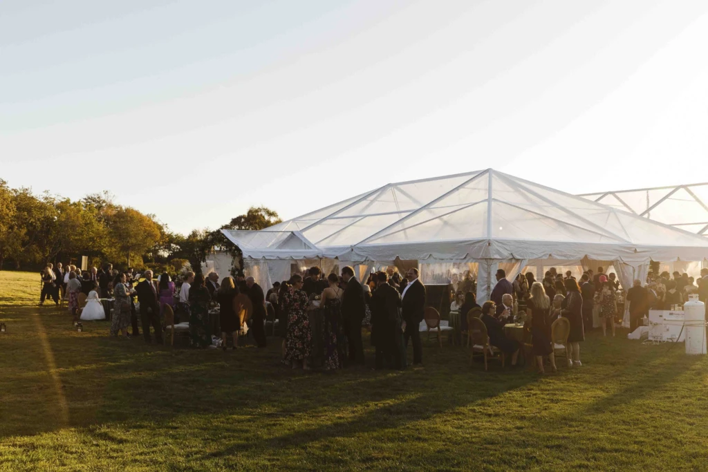Nicole & Michael: a tented wedding in Jamestown, Rhode Island