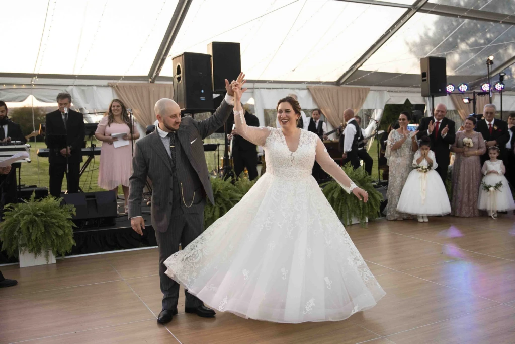 Nicole & Michael: a tented wedding in Jamestown, Rhode Island