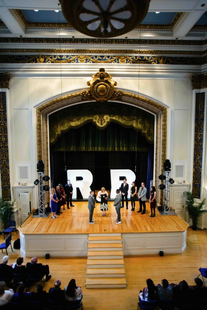 Robert & Baron: Tuckerman Hall wedding in Worcester, Massachusetts