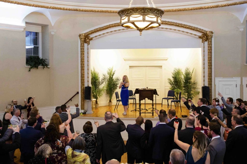 Robert & Baron: Tuckerman Hall wedding in Worcester, Massachusetts