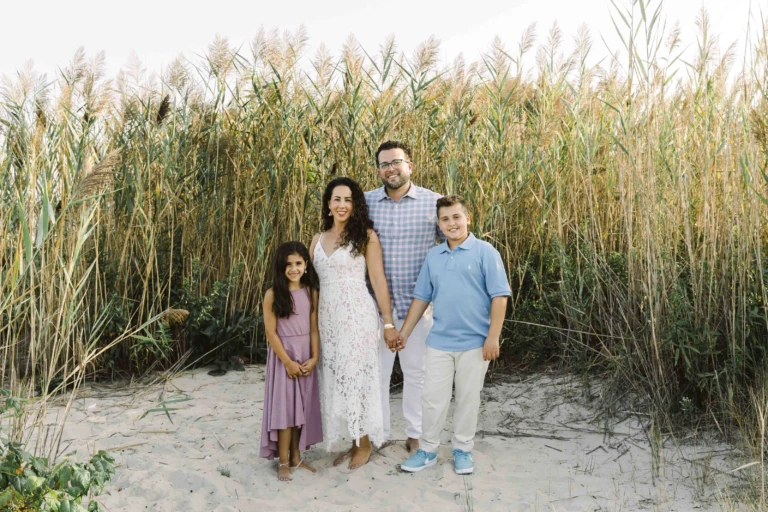The George Family: a family session at the beach