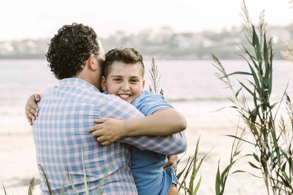 The George Family: a family session at the beach
